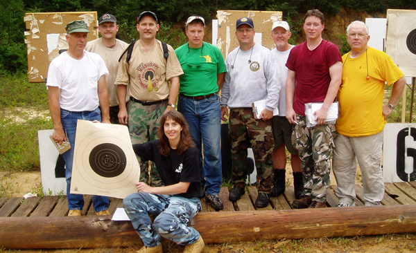 group of rifle competitors after match-2003