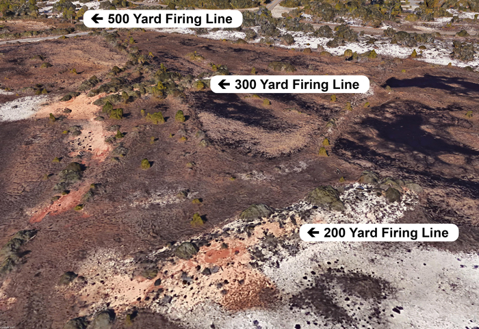 Ft Pickens rifle range even closer satellite map
